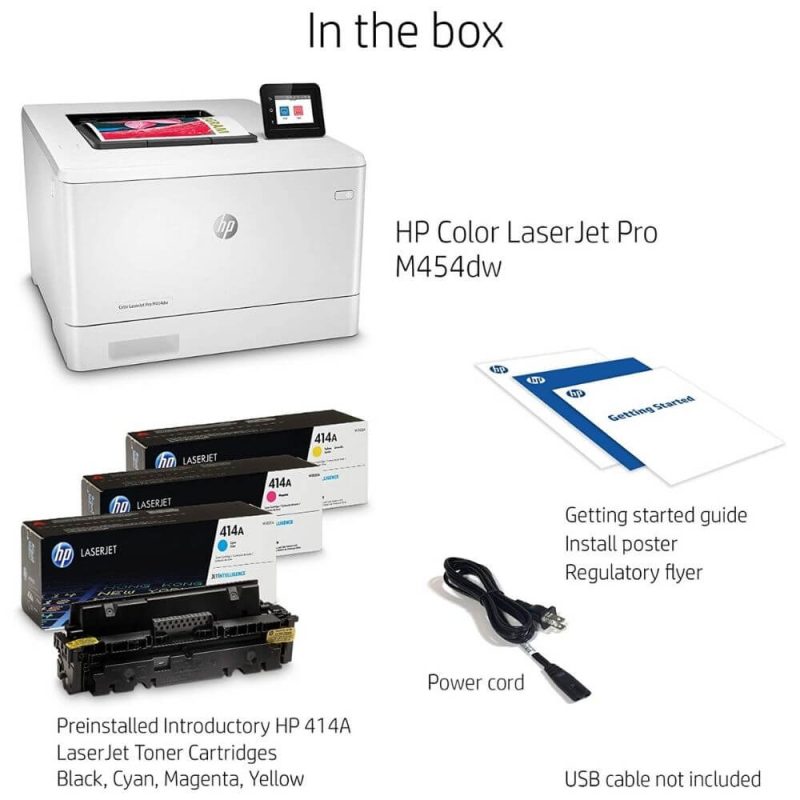 Impresora Laser Color HP M454dw