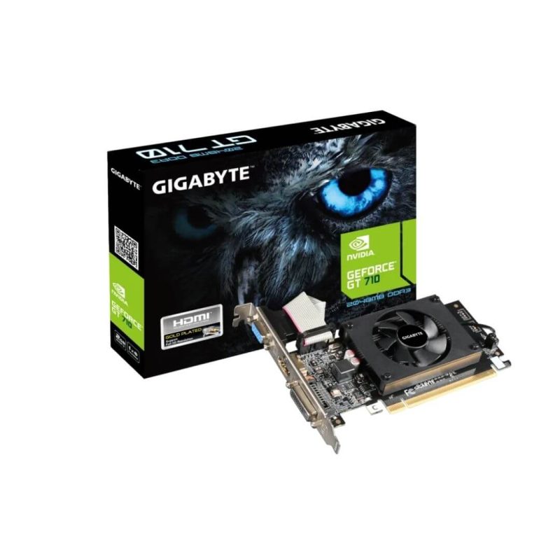 Tarjeta Gráfica GIGABYTE GeForce GT 710 2GB DDR3